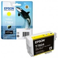 Epson T7604, Ink Cartridge Yellow, SC-P600- Original