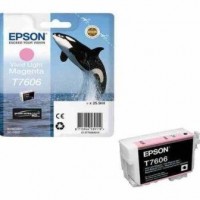 Epson T7606, Ink Cartridge Vivid Light Magenta, SC-P600- Original