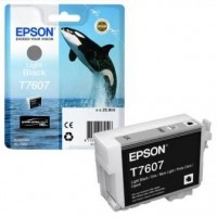 Epson T7607, Ink Cartridge Light Black, SC-P600- Original
