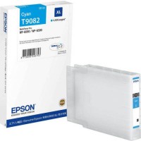 Epson T9082, Toner Cartridge HC Cyan, WorkForce Pro WF-6090, WF-6590- Original
