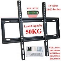 Slim TV Wall Bracket Mount Fixed For 26", 30", 32", 40", 42", 44", 55", 63" inch LCD, LED Plasma