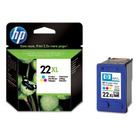 HP 22XL, Tri-Colour InkJet Print Cartridge, Deskjet 2360, Officejet 4311, PSC 1401- Original