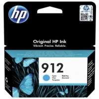 HP 3YL77AE, 912, Ink Cartridge Cyan, Officejet 8012, 8014, 8015, 8017- Original