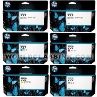 HP 727, Ink Cartridge Extra HC Multipack, T1500, T1530, T2500, T2530- Original