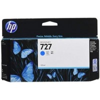 HP B3P19A, 727, Ink Cartridge HC Cyan, Designjet T930, T1500, T1530, T2500- Original