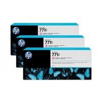 HP B6Y35A, 771C, Ink Cartridges Magenta Triple Pack, Z6200, Z6600, Z6800, Z6810- Original