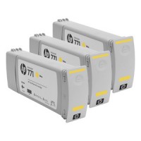 HP CR253A, 771 Ink Cartridge, Designjet Z6200 - Yellow Multipack Genuine