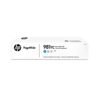 Compatible L0R17YC, 981YC, Contract Ink Cartridge Extra HC Cyan, PageWide E55650, E58650
