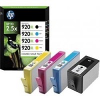 HP 920XL, Ink Cartridge Multipack,  Genuine, C2N92AE, Officejet 6500, 7000, 7500- Original  