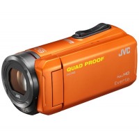 JVC GZ-R315DEU, HD Camcorder- Orange with Accessory Pack (16GB SDHC + bag)