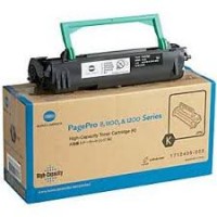 Konica Minolta 1710405-002 Laser Toner Cartridge HC Black, PagePro 1100, 1250, 8 - Genuine