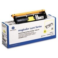 Konica Minolta 1710587-001, Toner Cartridge HC Yellow, Magicolor 2400, 2430, 2500, 2530- Original