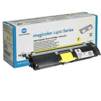 Konica Minolta 1710589-001 Toner Cartridge Yellow, Magicolor 2400, 2500 - Genuine