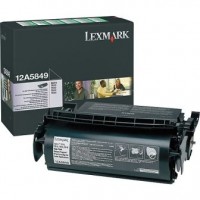 Lexmark 12A5849, Return Program Toner Cartridge HC Black, T610, T612, T614, T616- Original