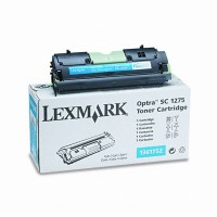 Lexmark 1361752 Toner Cartridge, Optra SC1275, SC4050 - Cyan Genuine