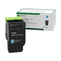 Lexmark 78C20C0, Return Program Toner Cartridge Cyan, CS421, CS521, CX622, CX625- Original