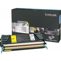 Lexmark C5222YS Toner Cartridge, C522, C524, C530, C532, C534 - Yellow Genuine