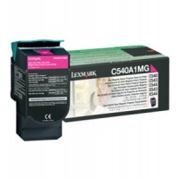 Lexmark C540A1MG, Return Program Toner Cartridge Magenta, C540, C543, C544, C546- Original