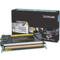 Lexmark C748H1YG, Return Program Toner Cartridge HC Yellow, C748- Original 