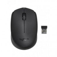 Logitech 910-004798, USB, 1AA Battery, Wireless Mouse Black