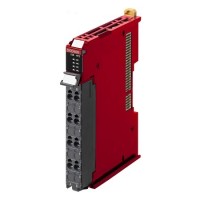 Omron NXSOD400, 4 Digital Safety Outputs, PNP 24 VDC, 0.5 A/point, 2.0 A/NX Unit, screwless push-in connector, 12 mm wide