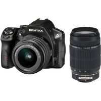 Pentax Imaging K-30 Black Digital SLR Camera + 18-55mm & 55-300mm Lens