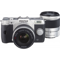 Pentax Imaging Q10 Silver Digital System Camera 5-15mm Lens