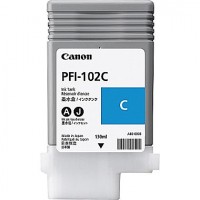 Canon 0896B001, Ink Cartridge Cyan, iPF500, iPF510, iPF600, iPF605, PFI-102C- Original