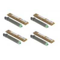 Ricoh  406144, 406145, 406146, 406147, Toner Cartridge Value Pack, SP C220, SP C221- Original