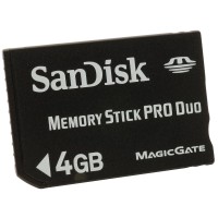 Sandisk 4GB Pro Duo Memory Card
