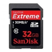 Sandisk 32GB Extreme HD Video SDHC Card - Class 6