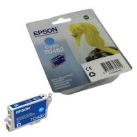 Epson T0482, Ink Cartridge Cyan, C13T04824010, Stylus Photo R200, R220, R300, R320- Original 