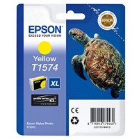 Epson T1574, Ink Cartridge Yellow, Stylus Photo R3000- Original
