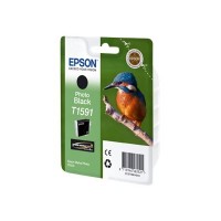 Epson C13T15914010, T1591, Ink Cartridge Photo Black, Stylus Photo R2000- Original