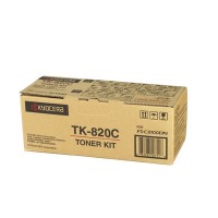 Kyocera Mita TK-820C, Toner Cartridge- Cyan, FS-C8100DN- Genuine 