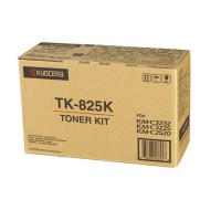 Kyocera Mita TK-825K, Toner Cartridge- Black, KM C2520, C3225- Genuine  