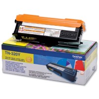 Brother TN320Y, Toner Cartridge- Yellow, DCP9055, 9270, HL4140, 4150, 4570, MFC9460, 9465, 9970- Genuine
