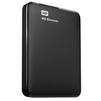 Western Digital WDBUZG0010BBK-WESN, WD Elements Portable external hard drive 1000 GB Black 1 TB, 2.5", USB 3.0 Micro-B, 130g