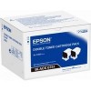 Epson C13S050751, Toner Cartridge Twin Pack Black, AL-C300DTN- Original