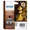 Epson T0511 Ink Cartridge - Twin Pack Black Genuine