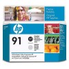 HP C9463A, No.91, Printhead, Photo Black & Light Grey, DesignJet Z6100- Original