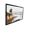 Elite R200WH1-BLACK EZ Frame Fixed Frame Projection Screen