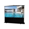 Elite F80NWH-BLACK Manual Floor Pull UP Projection Screen
