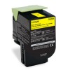 Lexmark 70C2XY0, Toner Cartridge Extra HC Yellow Return Program, CS510- Original