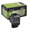 Lexmark 80C20K0, Return Program Toner Cartridge Black, CX310, CX410, CX510- Original