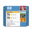 HP CB345A No.70 Ink Cartridge - Yellow Twin Pack Genuine