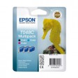 Epson T048C Ink Cartridge - 3 Colour Multipack Genuine