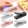Food Bag Heat Sealer Portable Handheld Vacuum Seal USB Rechargeable