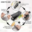Food Bag Heat Sealer Portable Handheld Vacuum Seal USB Rechargeable