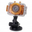Pro HD Helmet Sport DV 1280 x 720, Digital Video Waterproof Camera/ Camcorder- Orange